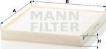 Mann-Filter CU 2227 - Filtro, Aria abitacolo www.autoricambit.com