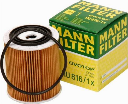 Mann-Filter HU 816/1 x - Filtro olio www.autoricambit.com