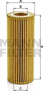 Mann-Filter HU 722 z - Filtro olio www.autoricambit.com