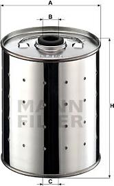 Mann-Filter PF 915 n - Filtro olio www.autoricambit.com