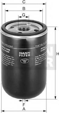 Mann-Filter WK 723/3 - Filtro carburante www.autoricambit.com