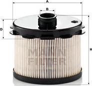 Mann-Filter PU 1021 x - Filtro carburante www.autoricambit.com