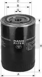 Mann-Filter W 712/65 - Filtro olio www.autoricambit.com