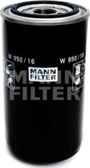 Mann-Filter W 950/16 - Filtro olio www.autoricambit.com