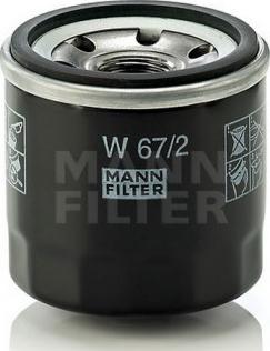 Mann-Filter W 67/81 - Filtro olio www.autoricambit.com