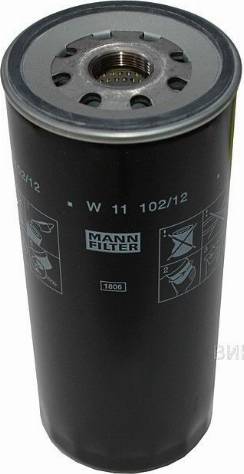 Mann-Filter W 11 102/12 - Filtro olio www.autoricambit.com