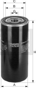 Mann-Filter W 12 250 - Filtro olio www.autoricambit.com