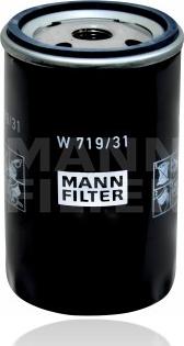 Mann-Filter W 719/31 - Filtro olio www.autoricambit.com