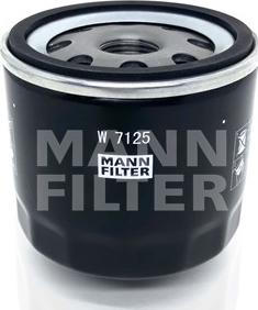 Mann-Filter W 7125 - Filtro olio www.autoricambit.com
