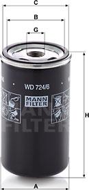Mann-Filter WD 724/6 - Filtro idraulico, Cambio automatico www.autoricambit.com