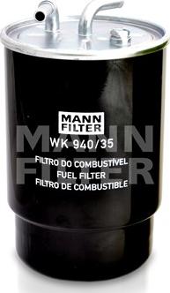 Mann-Filter WK 940/35 - Filtro carburante www.autoricambit.com