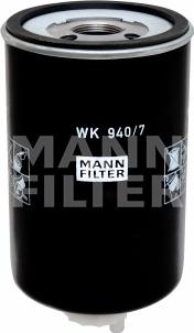 Mann-Filter WK 940/7 - Filtro carburante www.autoricambit.com