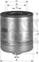 Mann-Filter WK 9042 - Filtro carburante www.autoricambit.com