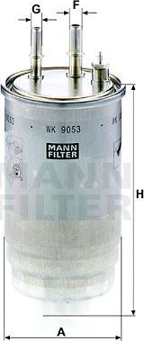 Mann-Filter WK 9053 z - Filtro carburante www.autoricambit.com