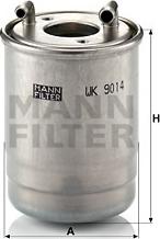 Mann-Filter WK 9014 z - Filtro carburante www.autoricambit.com