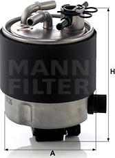 Mann-Filter WK 9026 - Filtro carburante www.autoricambit.com