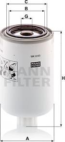 Mann-Filter WK 9165 x - Filtro carburante www.autoricambit.com