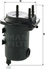 Mann-Filter WK 939/12 x - Filtro carburante www.autoricambit.com