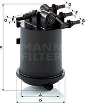 Mann-Filter WK 939/1 - Filtro carburante www.autoricambit.com