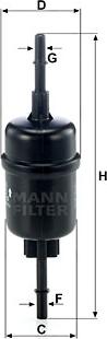 Mann-Filter WK 511/2 - Filtro carburante www.autoricambit.com