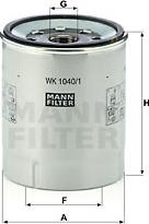 Mann-Filter WK 1040/1 x - Filtro carburante www.autoricambit.com