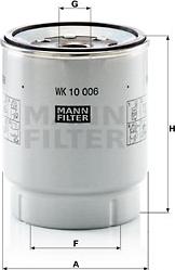 Mann-Filter WK 10 006 z - Filtro carburante www.autoricambit.com