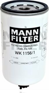 Mann-Filter WK 1156/1 - Filtro carburante www.autoricambit.com