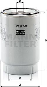 Mann-Filter WK 11 001 x - Filtro carburante www.autoricambit.com