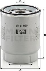 Mann-Filter WK 11 019 z - Filtro carburante www.autoricambit.com