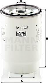 Mann-Filter WK 11 029 z - Filtro carburante www.autoricambit.com