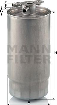 Mann-Filter WK 841/1 - Filtro carburante www.autoricambit.com