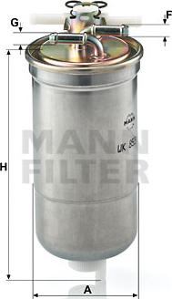 Mann-Filter WK 853/4 - Filtro carburante www.autoricambit.com