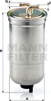 Mann-Filter WK 853/16 - Filtro carburante www.autoricambit.com