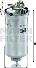 Mann-Filter WK 853/12 z - Filtro carburante www.autoricambit.com