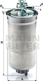 Mann-Filter WK 853/3 x - Filtro carburante www.autoricambit.com