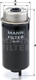 Mann-Filter WK 8188 - Filtro carburante www.autoricambit.com