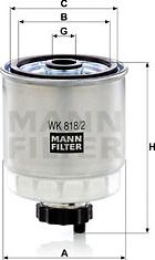 Mann-Filter WK 818/2 - Filtro carburante www.autoricambit.com