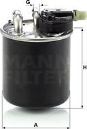 Mann-Filter WK 820/14 - Filtro carburante www.autoricambit.com