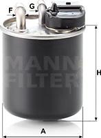 Mann-Filter WK 820/16 - Filtro carburante www.autoricambit.com