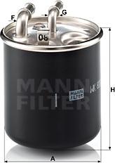 Mann-Filter WK 820/2 x - Filtro carburante www.autoricambit.com