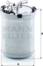 Mann-Filter WK 823/2 - Filtro carburante www.autoricambit.com