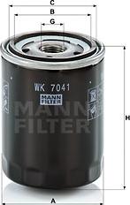 Mann-Filter WK 7041 - Filtro carburante www.autoricambit.com