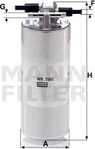 Mann-Filter WK 7002 - Filtro carburante www.autoricambit.com