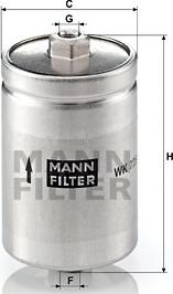 Mann-Filter WK 725 - Filtro carburante www.autoricambit.com