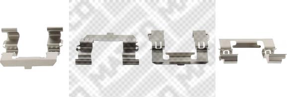 Mapco 9633 - Kit accessori, Pastiglia freno www.autoricambit.com