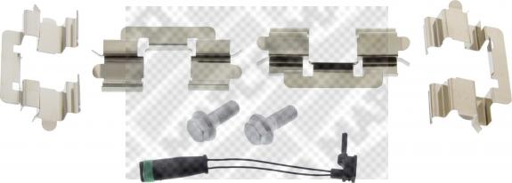 Mapco 9323 - Kit accessori, Pastiglia freno www.autoricambit.com