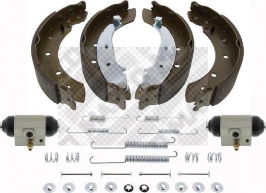 Mapco 9763 - Kit freno, freni a tamburo www.autoricambit.com