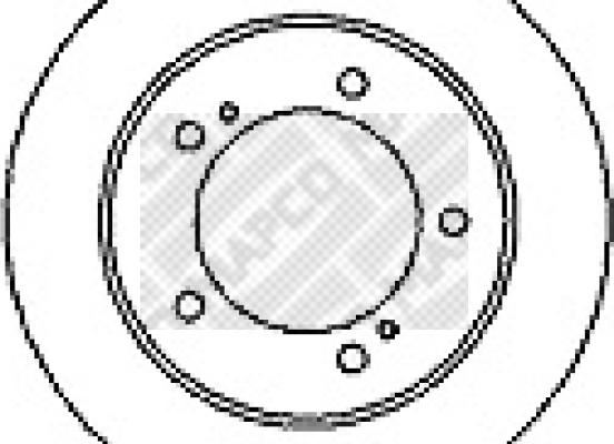 Mapco 15591 - Discofreno www.autoricambit.com