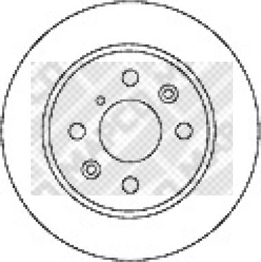 Mapco 15570 - Discofreno www.autoricambit.com