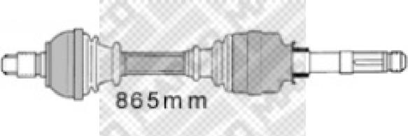 Mapco 16405 - Albero motore/Semiasse www.autoricambit.com